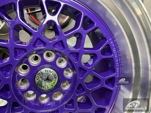 Ratlankis 59°North Wheels D-008 Purple style 18X9.5J 5X114.3/5X120 ET22 74.1 Purple center with machined lip