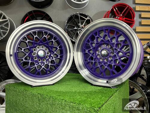 Ratlankis 59°North Wheels D-008 Purple style 18X9.5J 5X114.3/5X120 ET22 74.1 Purple center with machined lip