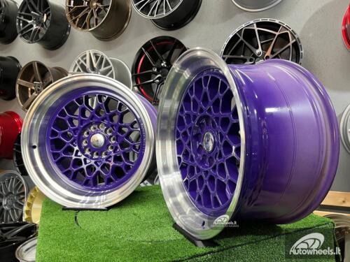 Ratlankis 59°North Wheels D-008 Purple style 18X9.5J 5X114.3/5X120 ET22 74.1 Purple center with machined lip