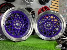 Ratlankis 59°North Wheels D-008 Purple style 18X11J 5X114.3/5X120 ET8 74.1 Purple center with machined lip