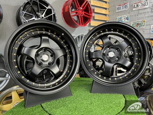 Ratlankis Work Meister S1-3P style 18X10J 5X114.3 ET25 73.1 Satin black
