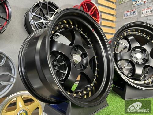 Ratlankis Work Meister S1-3P style 18X10J 5X114.3 ET25 73.1 Satin black