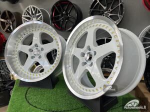 Ratlankis Stern Face II SSR style | R18X10J 5X114.3 ET25 73.1 White with lip machined