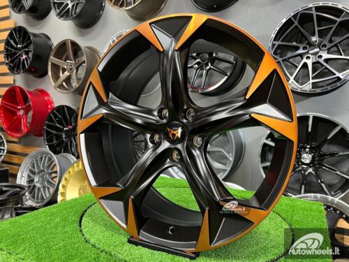 Ratlankis 38/3 Exclusive Seat Cupra Formentor style 19X8.5J 5X112 ET43 57.1 Satin black with machined spoke with bronze coating