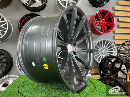 Ratlankis BMW X5 X6 M Sport style | R22X10.5J 5X120 ET35 74.1 Satin gunmetal