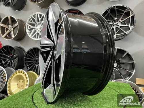 Ratlankis Forged  Audi E-Tron style 21X9.5J 5X112 ET33 66.45 Black hand polished face