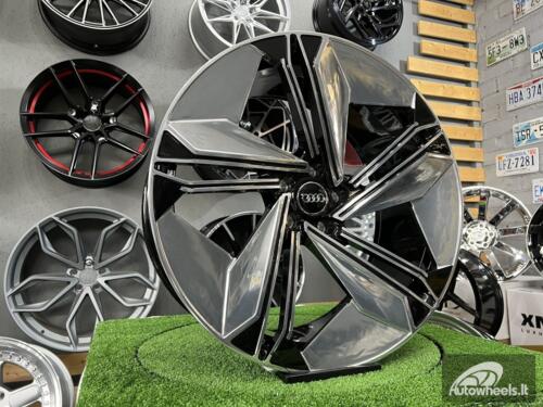 Ratlankis Forged Audi E-Tron style | R21X9.5J 5X112 ET33 66.45 Black hand polished face