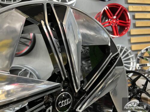 Ratlankis Forged Audi E-Tron style | R21X9.5J 5X112 ET33 66.45 Black hand polished face