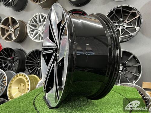 Ratlankis Forged Audi E-Tron style | R21X9.5J 5X112 ET33 66.45 Black hand polished face
