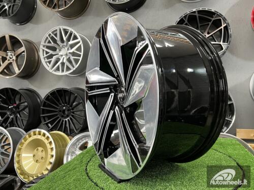 Ratlankis Forged Audi E-Tron style | R21X9.5J 5X112 ET33 66.45 Black hand polished face