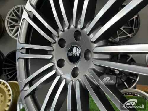 Ratlankis New Land Ranger Rover 10-Split Spoke 1075 style 23X9.5J 5X120 ET42.5 72.6 Grey polished