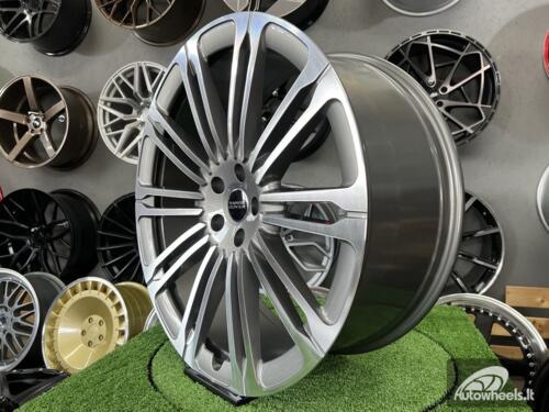 Ratlankis New Land Ranger Rover 10-Split Spoke 1075 style 23X9.5J 5X120 ET42.5 72.6 Grey polished
