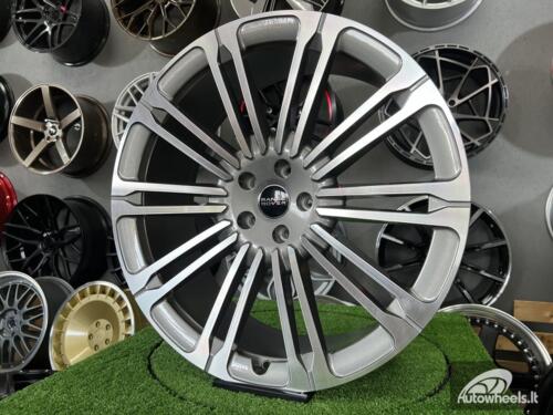 Ratlankis New Land Ranger Rover 10-Split Spoke 1075 style 23X9.5J 5X120 ET42.5 72.6 Grey polished