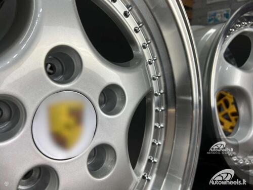 Ratlankis Porsche 964 Turbo speedline style 18X9.5J 5X130 ET50 71.56 Silver with lip machined