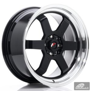 JR Wheels JR12 17x8 ET33 5x100/114 Gloss Black