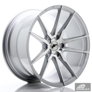 JR Wheels JR21 20x11 ET30-50 5H BLANK Silver Machined Face