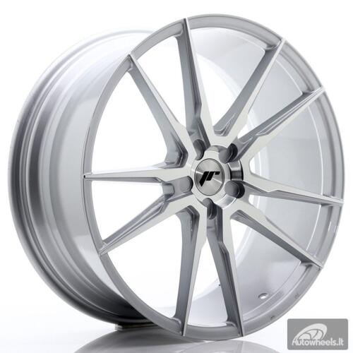 JR Wheels JR21 22x9 ET30-45 5H BLANK Silver Machined Face