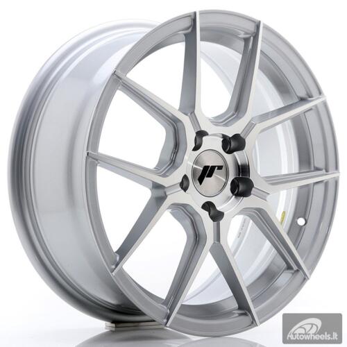 JR Wheels JR30 17x7 ET40 5x112 Silver Machined Face