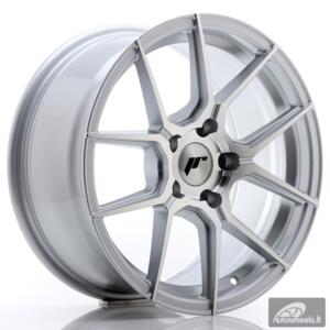 JR Wheels JR30 17x8 ET40 5x112 Silver Machined Face