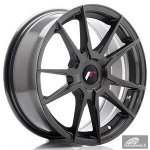 JR Wheels JR21 17x7 ET25-40 Blank Hyper Gray