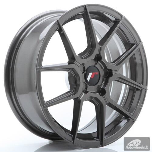 JR Wheels JR30 17x7 ET20-40 5H BLANK Hyper Gray