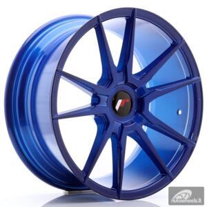 JR Wheels JR21 18x8,5 ET20-40 Blank Platinium Blue