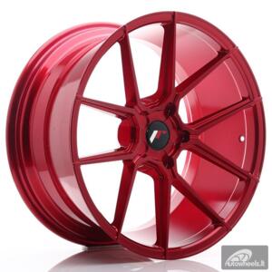 JR Wheels JR30 20x10 ET20-40 5H BLANK Platinum Red