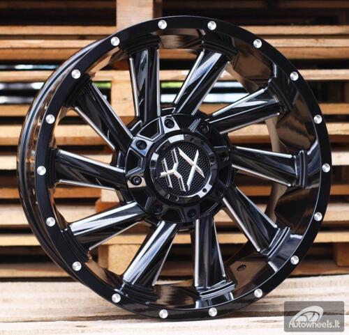 Ratlankis R18x9  6X139.7  ET  0  110.1  B1323  Black (BL)  For 4X4  (Z1)  (Black+Milling)