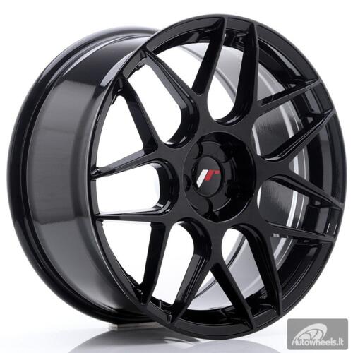 JR Wheels JR18 19x8,5 ET25-42 5H Blank Glossy Black