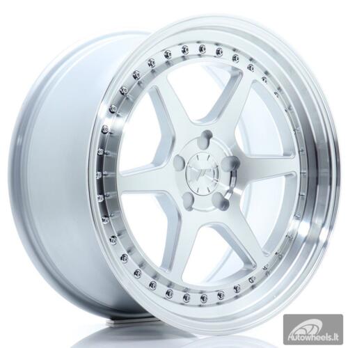 JR Wheels JR43 18x8,5 ET15-35 5H BLANK Silver w/Machined Face