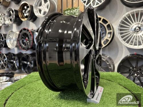 Ratlankis R16x6  4X100  ET  43  54.1  A422  Black Polished (MB)  For KIA  (P2)