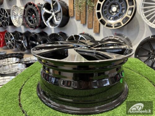Ratlankis R16x6  4X100  ET  43  54.1  A422  Black Polished (MB)  For KIA  (P2)