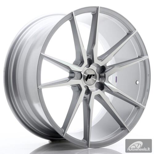 JR Wheels JR21 21x10 ET15-48 5H BLANK Silver Machined Face