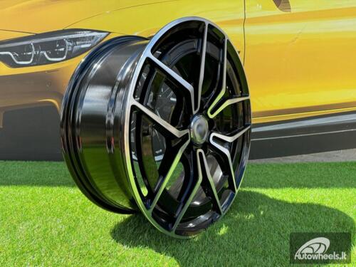 Ratlankis R19x8  5X112  ET  43  66.6  3S1034  Black Polished (MB)  For MER  (K2+K4)  (HYBRID FORGED NEW Model)