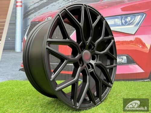 Ratlankis R17x7.5  5X108  ET  40  67.1  B5812  Black Half Matt (BLHM)  For RACIN  (K2)  (Style Vossen)