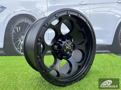 Ratlankis R18x9  6X139.7  ET  M20  110.1  B5748  Black Half Matt (BLHM)  For 4X4  (K2)