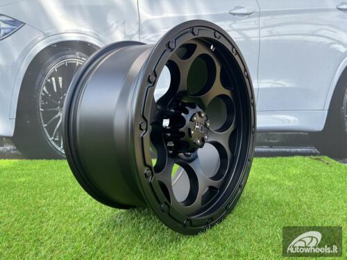 Ratlankis R18x9  6X139.7  ET  M20  110.1  B5748  Black Half Matt (BLHM)  For 4X4  (K2)