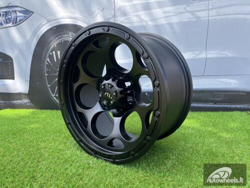 Ratlankis R18x9  6X139.7  ET  M20  110.1  B5748  Black Half Matt (BLHM)  For 4X4  (K2)