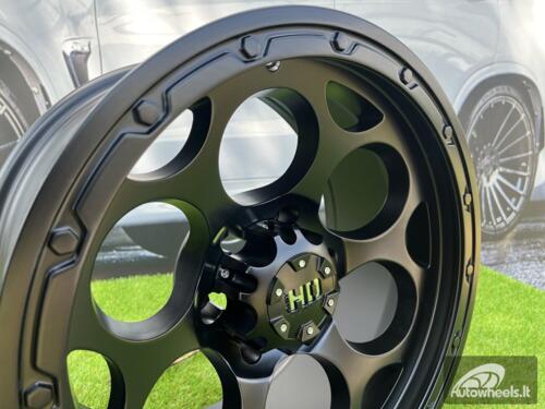 Ratlankis R18x9  6X139.7  ET  M20  110.1  B5748  Black Half Matt (BLHM)  For 4X4  (K2)