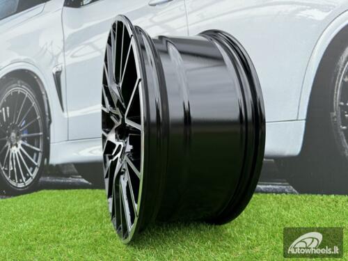 Ratlankis R18x8  5X120  ET  34  72.6  A5479  (BK5441)  Black Polished (MB)  For BMW  (Z7)  (Rear+Front)