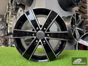 Ratlankis R18x8  6X130  ET  50  84.1  BK474  Black Polished (MB)  For MER  (R)  ((max 1250kg))