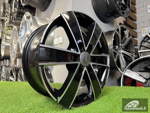 Ratlankis R18x8  6X130  ET  50  84.1  BK474  Black Polished (MB)  For MER  (R)  ((max 1250kg))