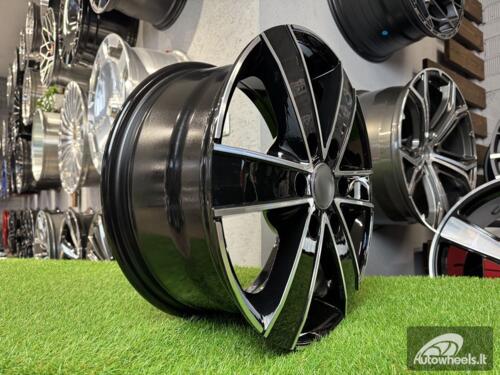 Ratlankis R18x8  6X130  ET  50  84.1  BK474  Black Polished (MB)  For MER  (R)  ((max 1250kg))
