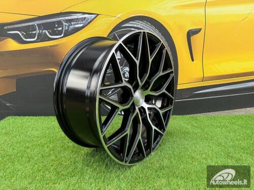 Ratlankis R18x8  5X108  ET  40  67.1  B5812  Black Polished (MB)  For RACIN  (K4)  (Style Vossen)