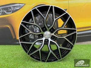 Ratlankis R18x8  5X108  ET  40  67.1  B5812  Black Polished (MB)  For RACIN  (K4)  (Style Vossen)
