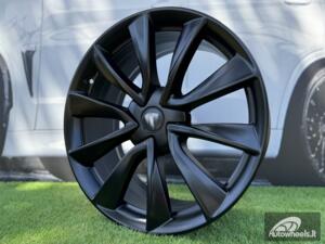 Ratlankis R19x8.5  5X114.3  ET  40  64.1  B2046  Black Half Matt (BLHM)  For TESLA  (Z1+P2+Z2+Z4)  (Model 3)