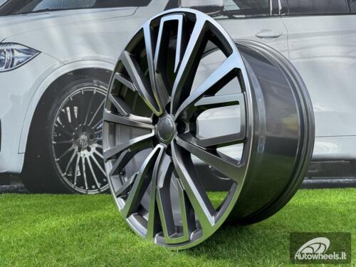Ratlankis R20x9  5X112  ET  39  66.5  B1453  Grey Polished (MG)  For AUD  (Z1+Z2)