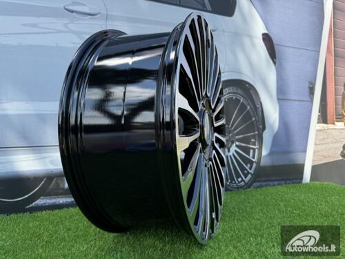 Ratlankis R22x9.5  5X120  ET  45  72.6  B1365  Black Polished (MB)  For LAND  (Z4)  (MANSORY)