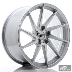 JR Wheels JR36 20x10 ET20-45 5H BLANK Silver Brushed Face