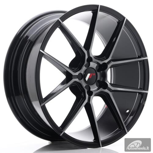 JR Wheels JR30 20x8,5 ET20-42 5H BLANK Black Brushed w/Tinted Face